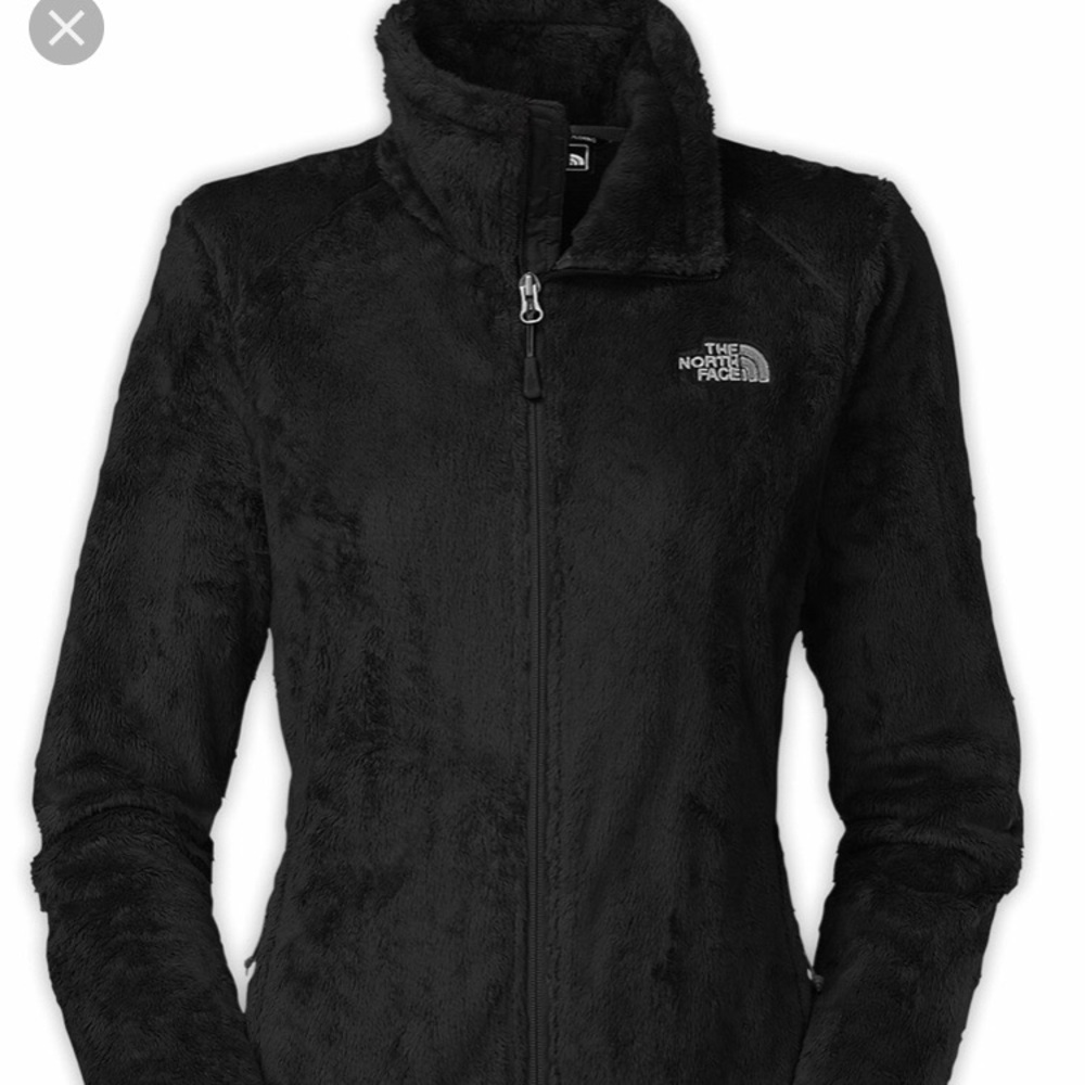 North Face Black Jacket Zip Up Fleece XS